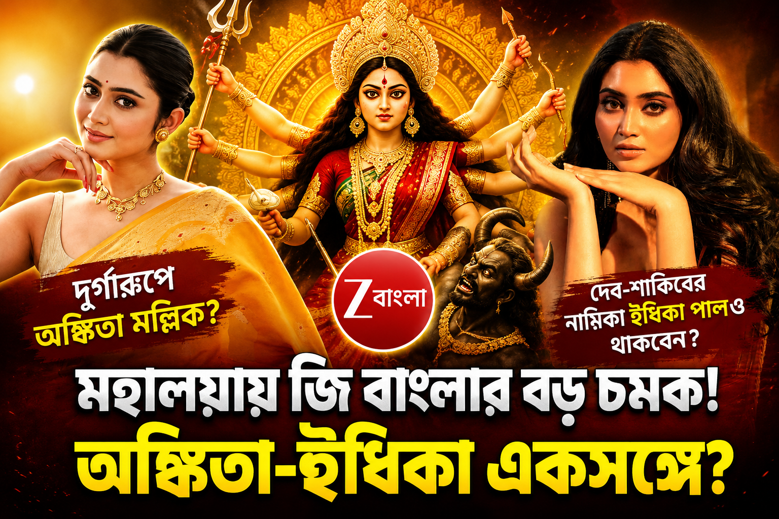 জি বাংলার মহালয়ায় দুর্গারূপে অঙ্কিতা মল্লিক? সঙ্গে থাকছেন ইধিকা পাল, শুরু জোর চর্চা