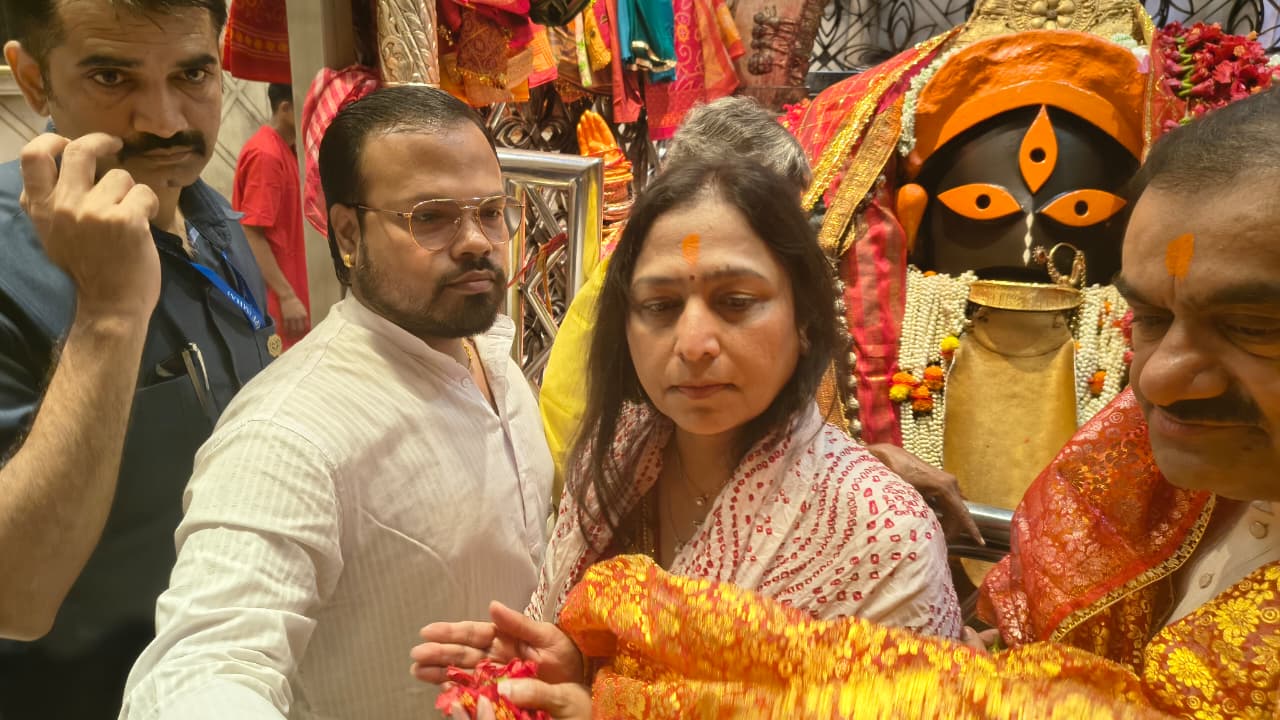 Gautam Adani Visits Kalighat Temple with Family for Durga Puja